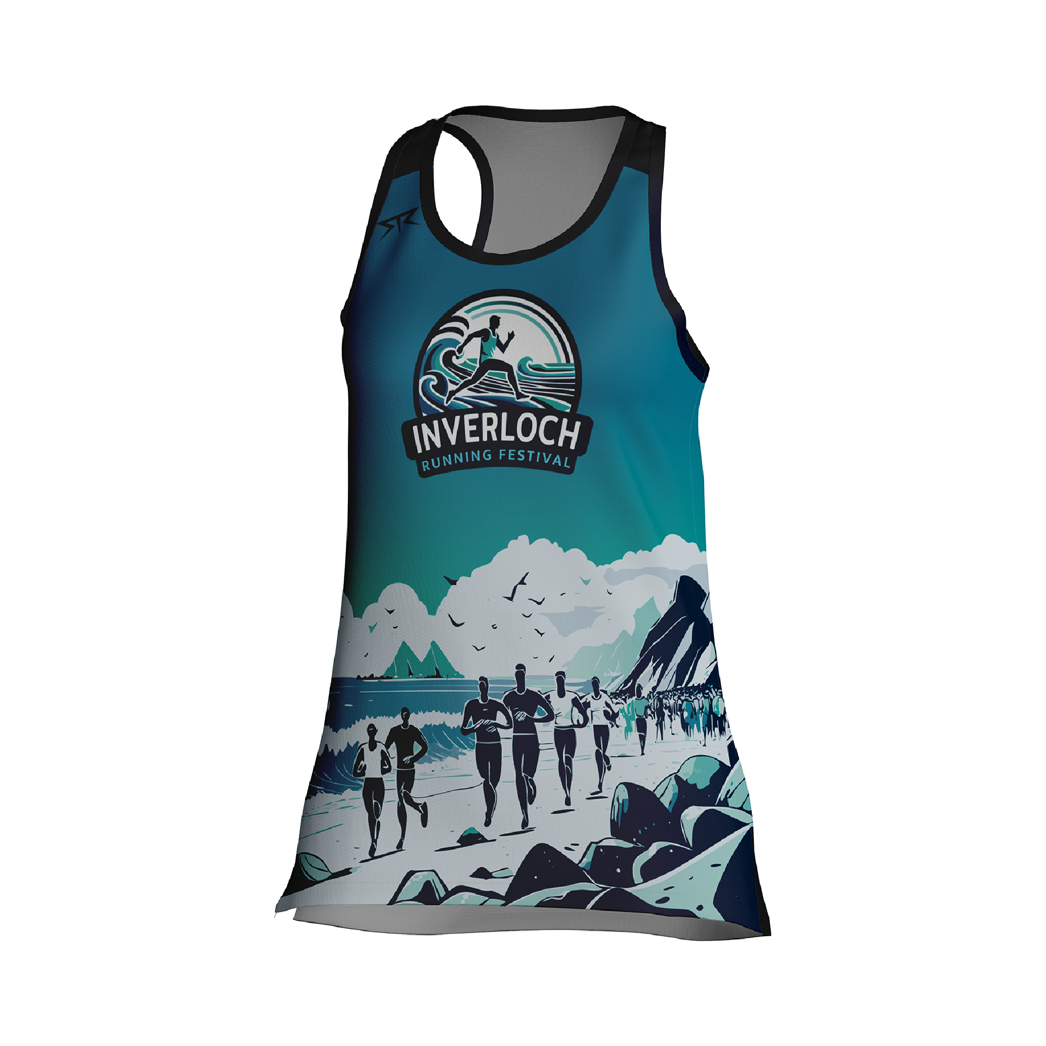 Inverloch Running Singlet Female (Blue)